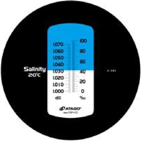 refractometer readout salinity|salinity refractometer instructions.